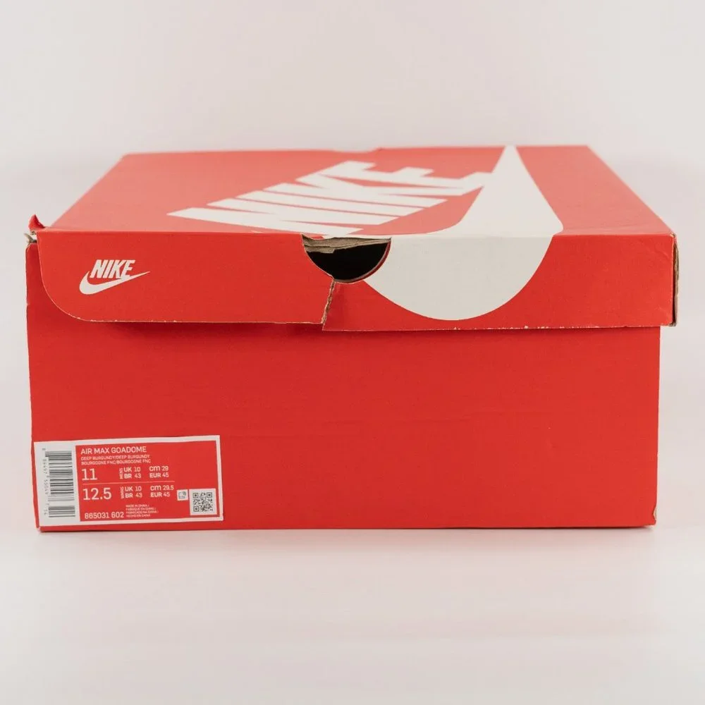Nike Air Max Goadome 'Deep Burgundy' 865031-602 Suede Boot size 9 - 13